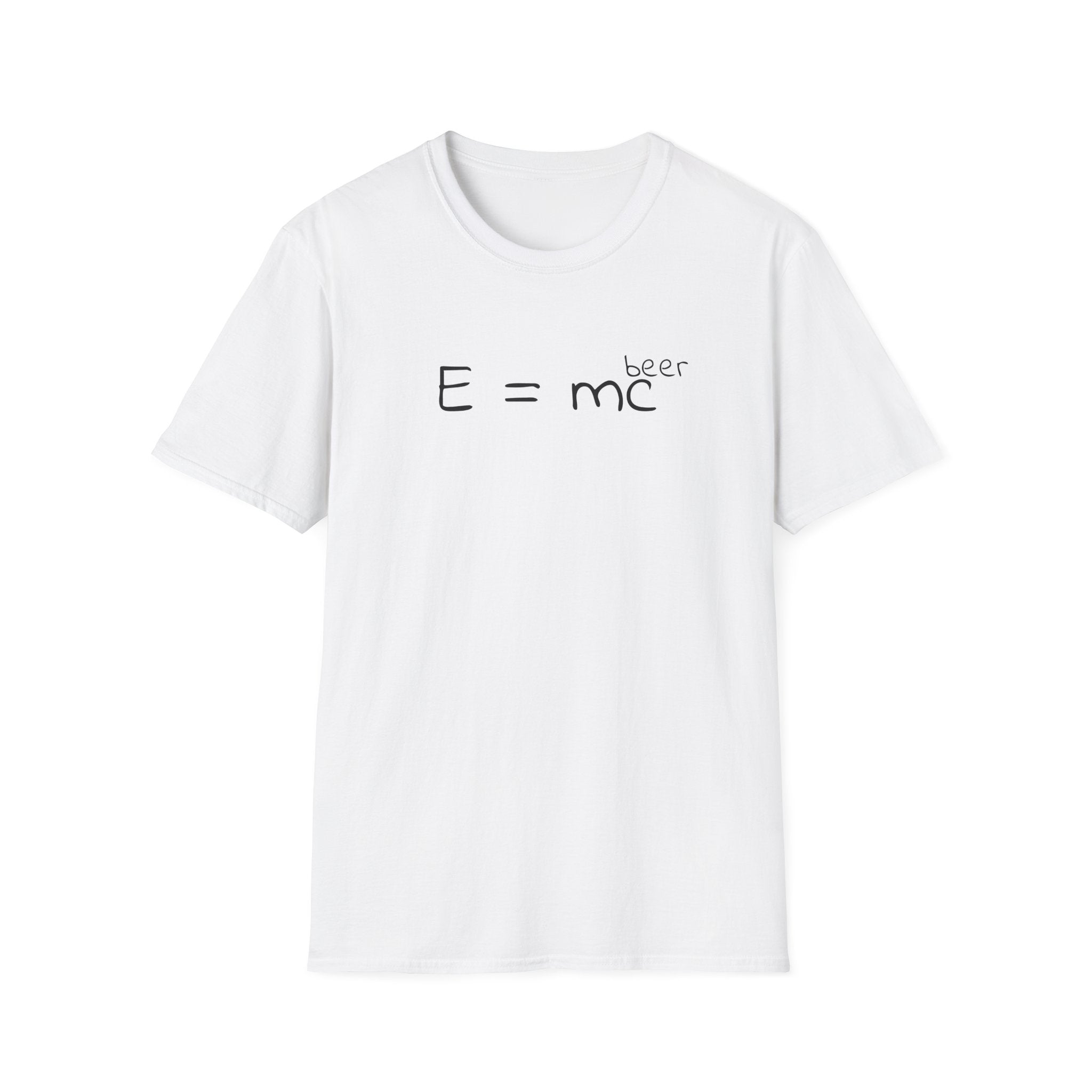 Einstein "E = mc (beer)" T-Shirt — Funny Science Graphic Tee