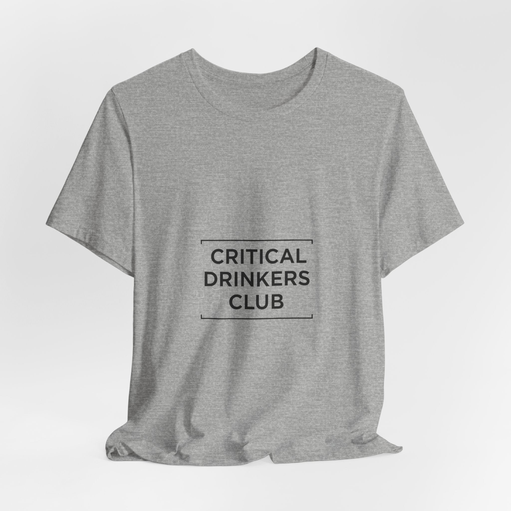 Critical Drinkers Club Tee | critical thinking shirt, nerd humor