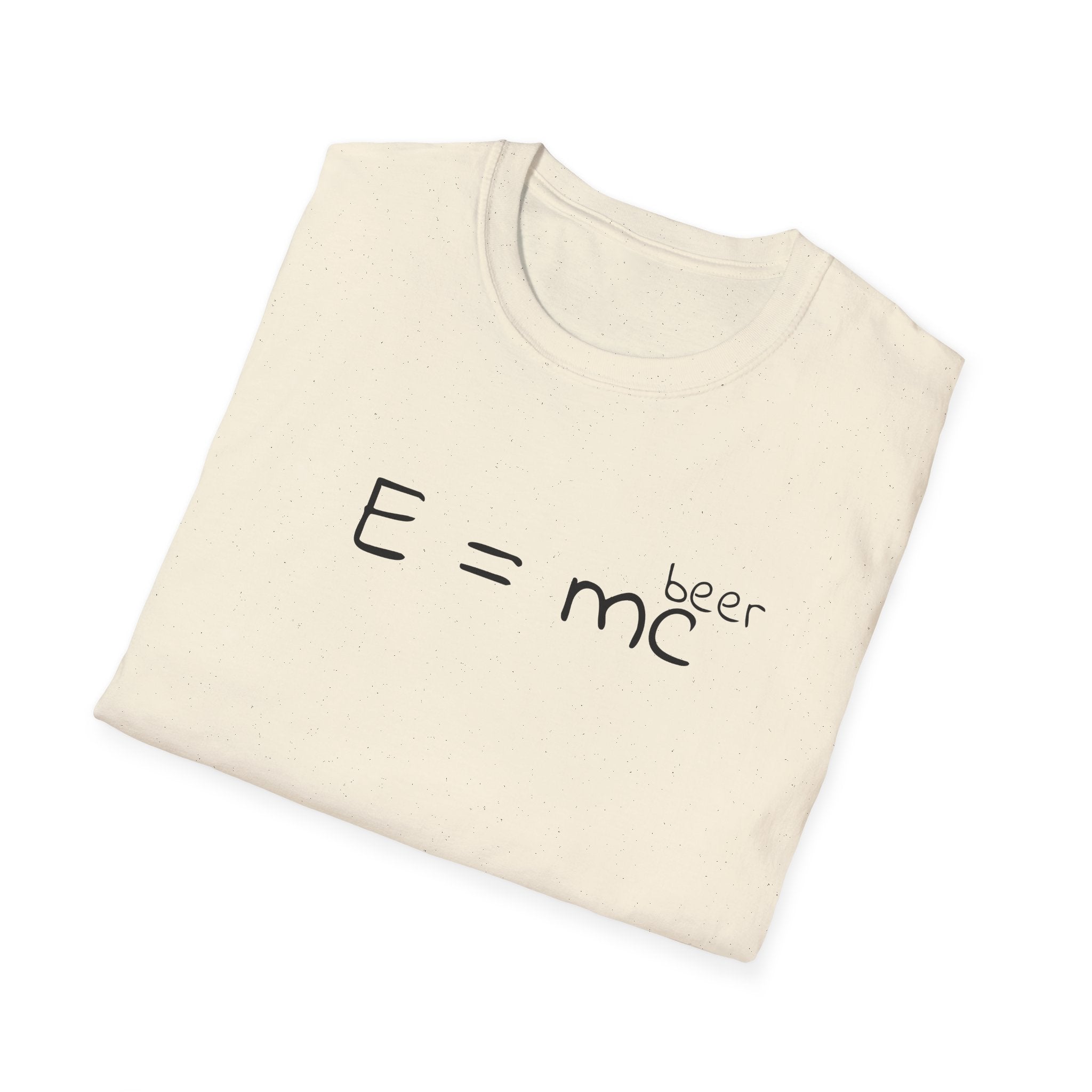Einstein "E = mc (beer)" T-Shirt — Funny Science Graphic Tee