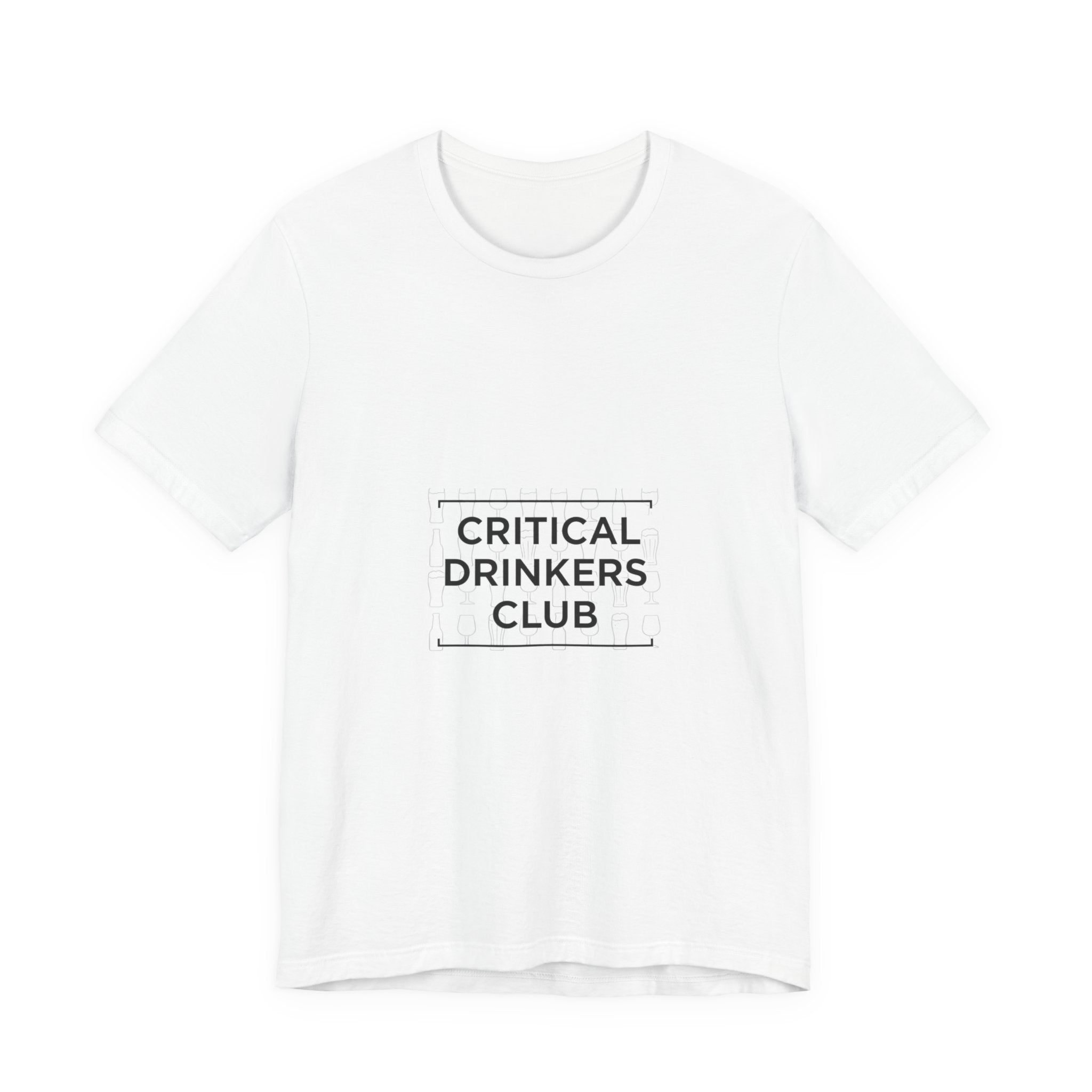 Critical Drinkers Club Tee | critical thinking shirt, nerd humor