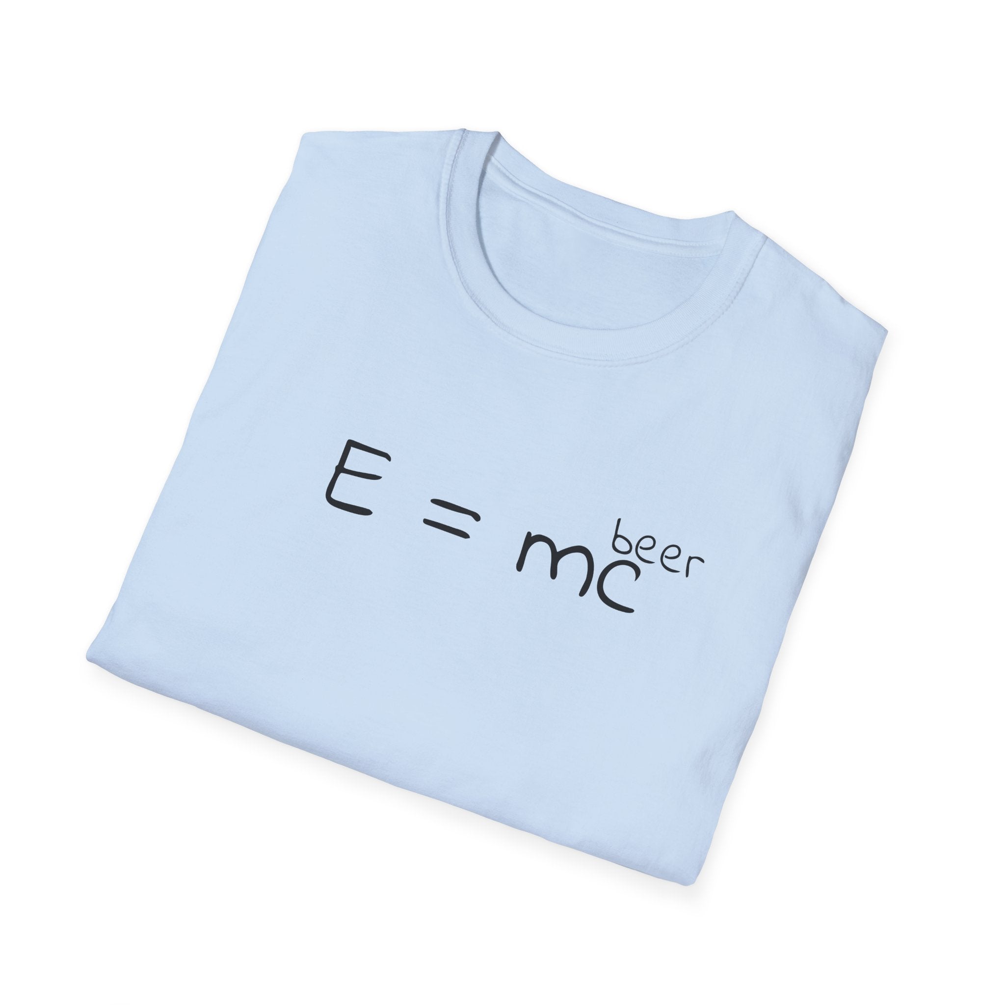 Einstein "E = mc (beer)" T-Shirt — Funny Science Graphic Tee