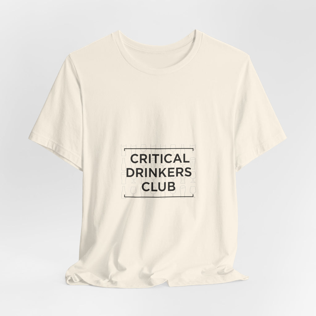 Critical Drinkers Club Tee | critical thinking shirt, nerd humor