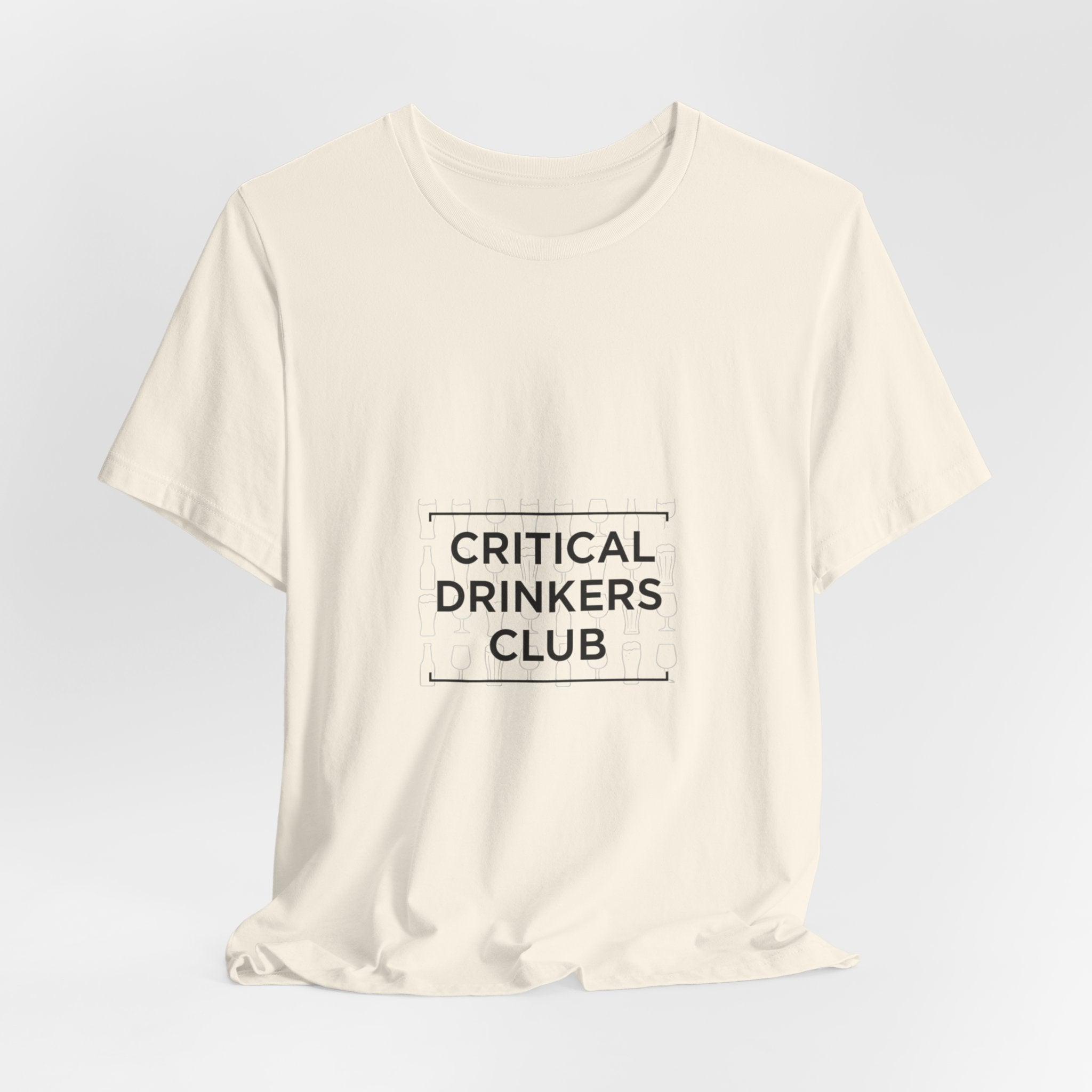 Critical Drinkers Club Tee | critical thinking shirt, nerd humor