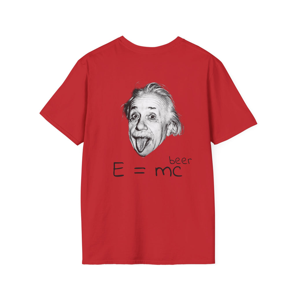 Einstein "E = mc (beer)" T-Shirt — Funny Science Graphic Tee