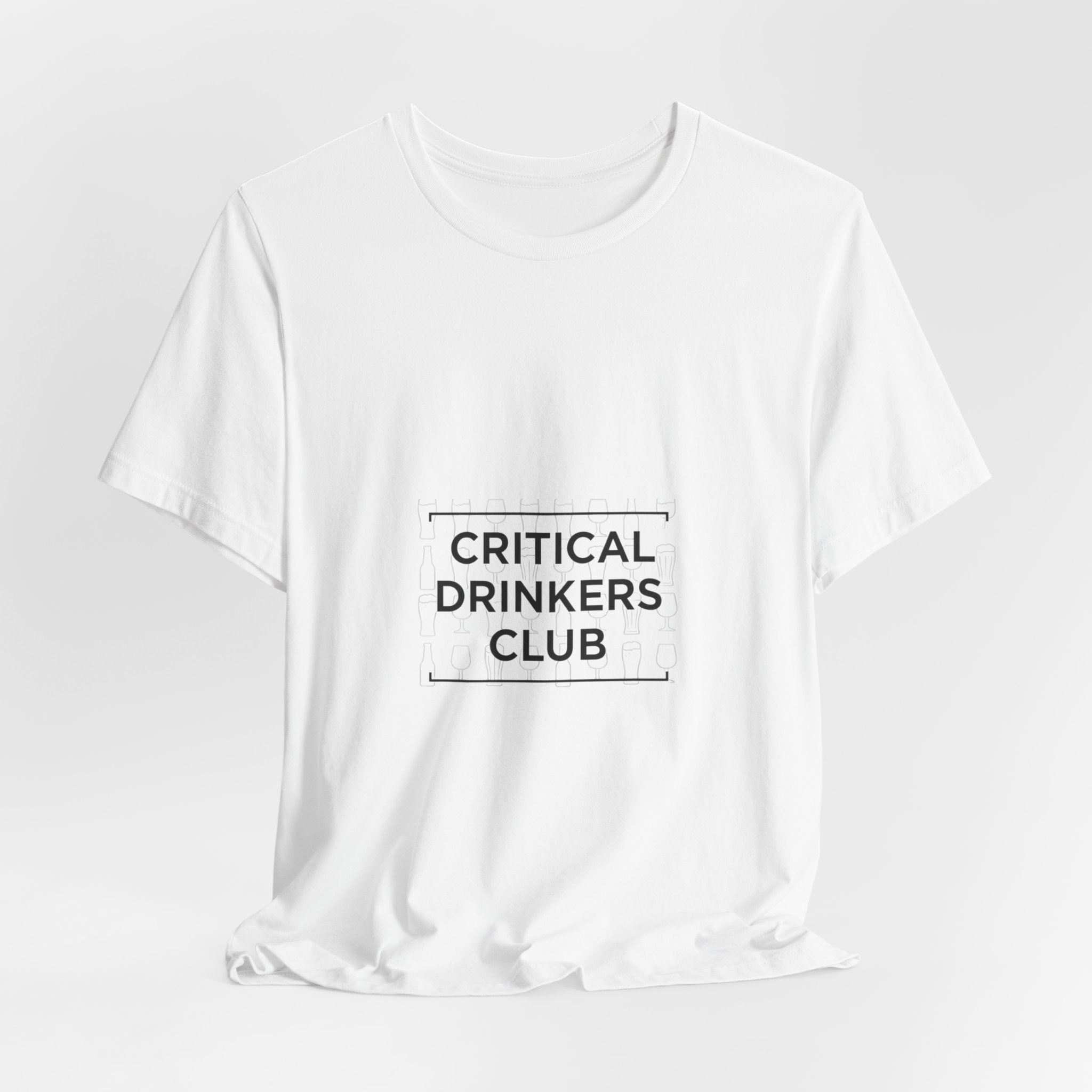 Critical Drinkers Club Tee | critical thinking shirt, nerd humor