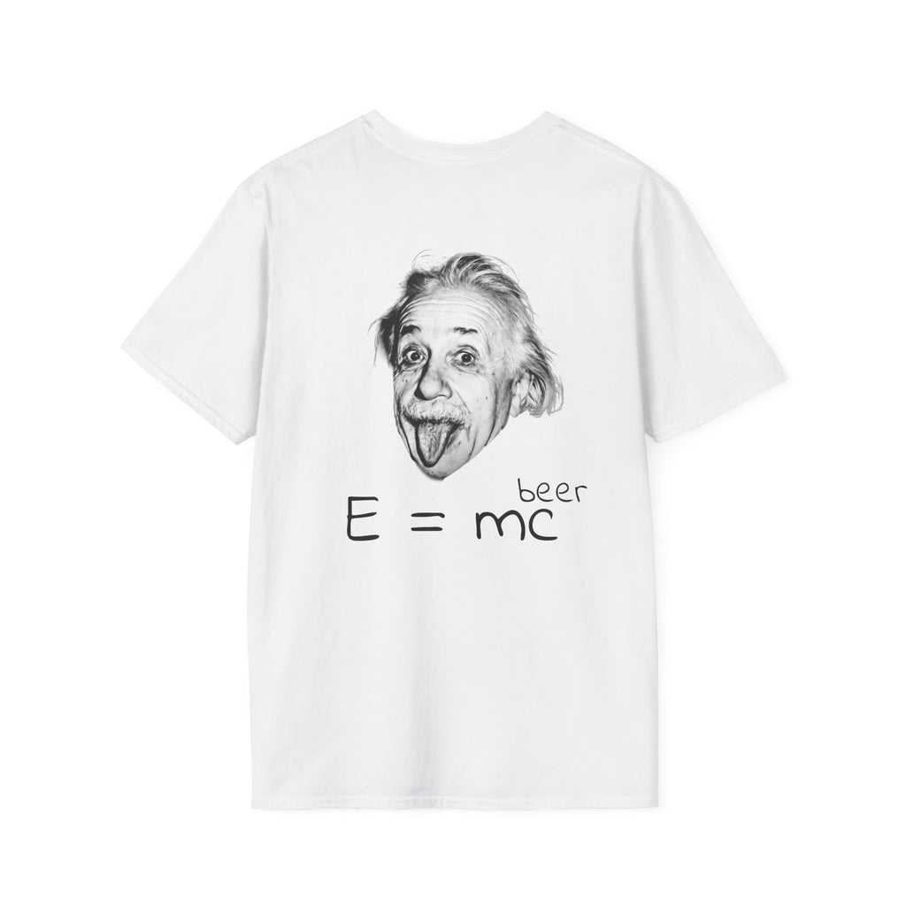 Einstein "E = mc (beer)" T-Shirt — Funny Science Graphic Tee