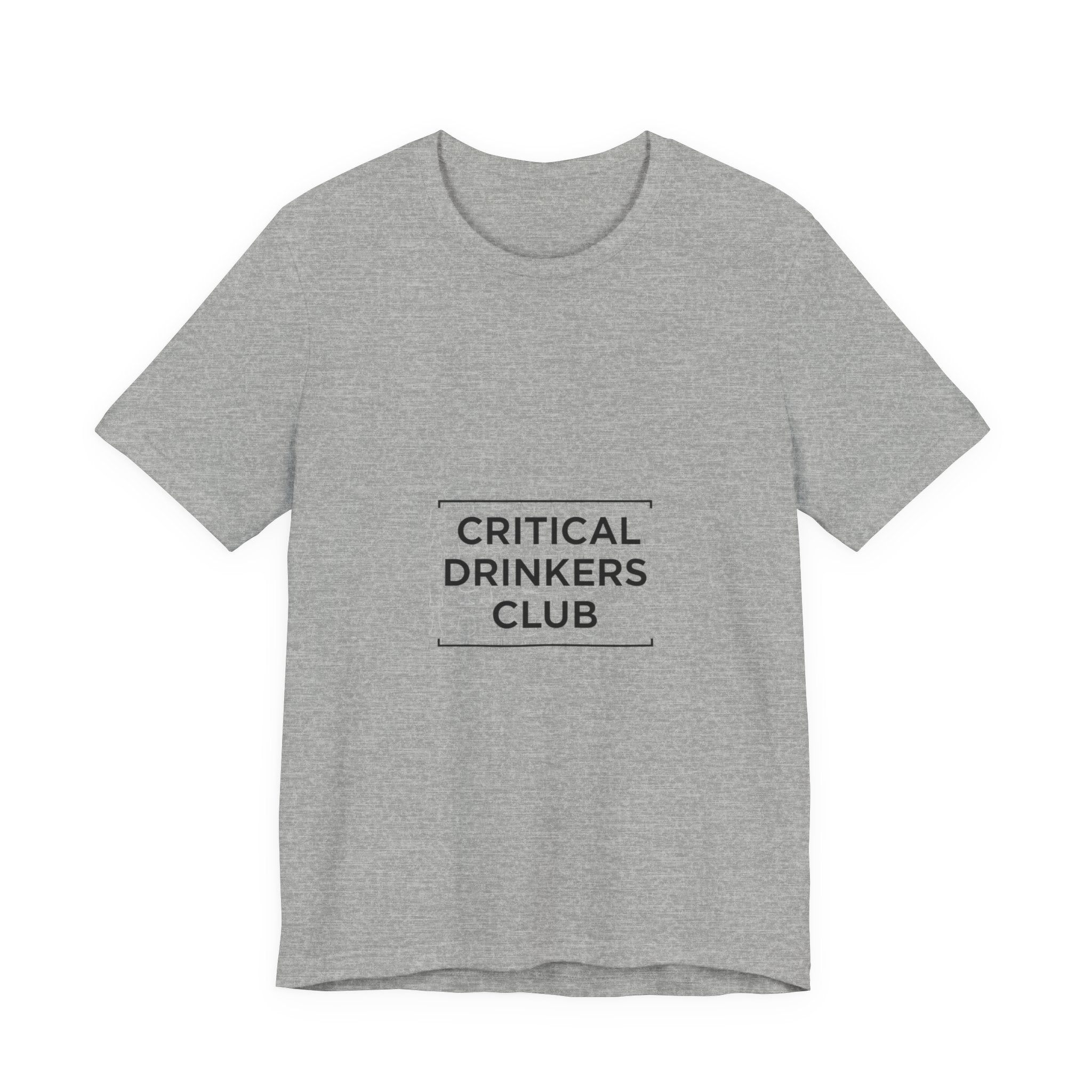 Critical Drinkers Club Tee | critical thinking shirt, nerd humor