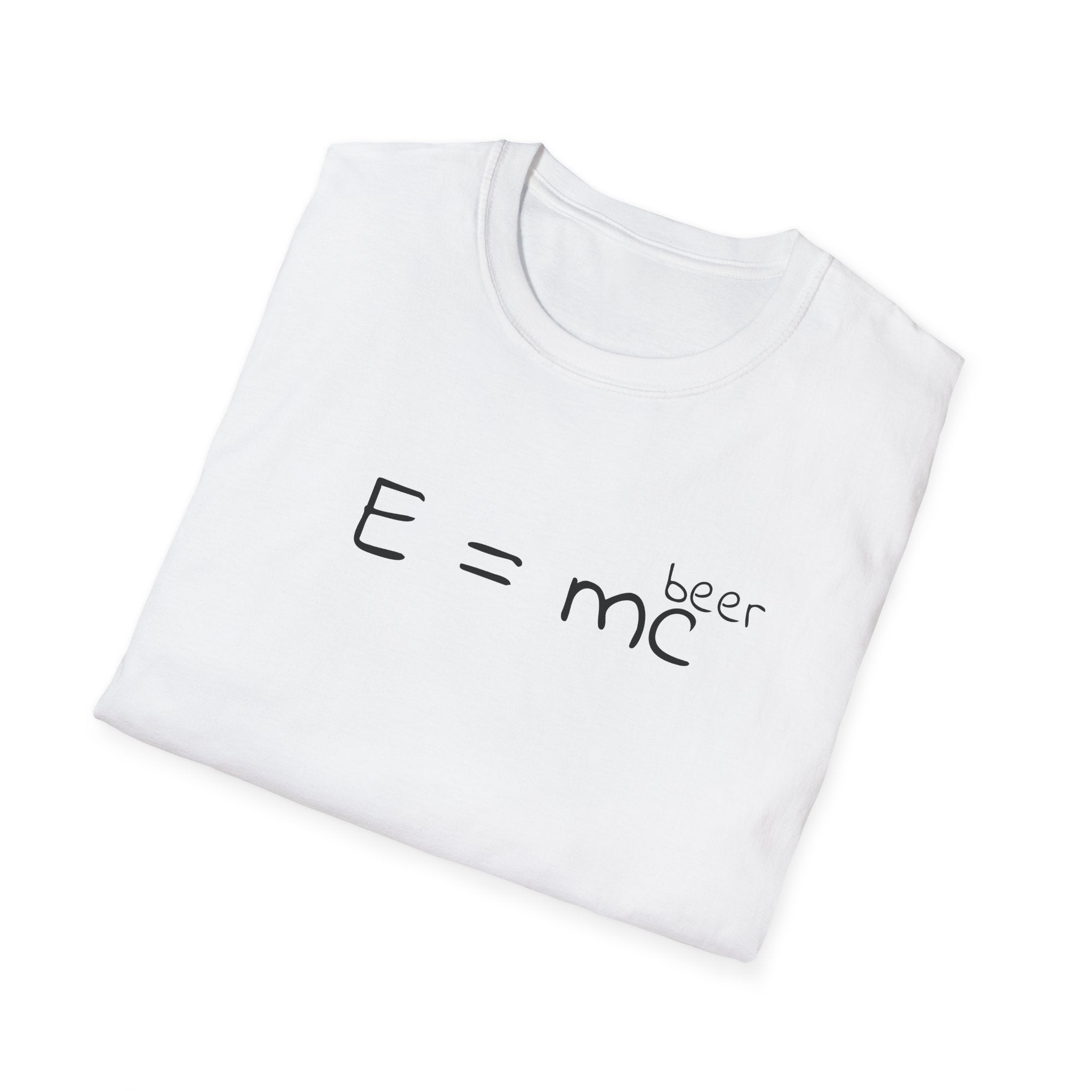 Einstein "E = mc (beer)" T-Shirt — Funny Science Graphic Tee