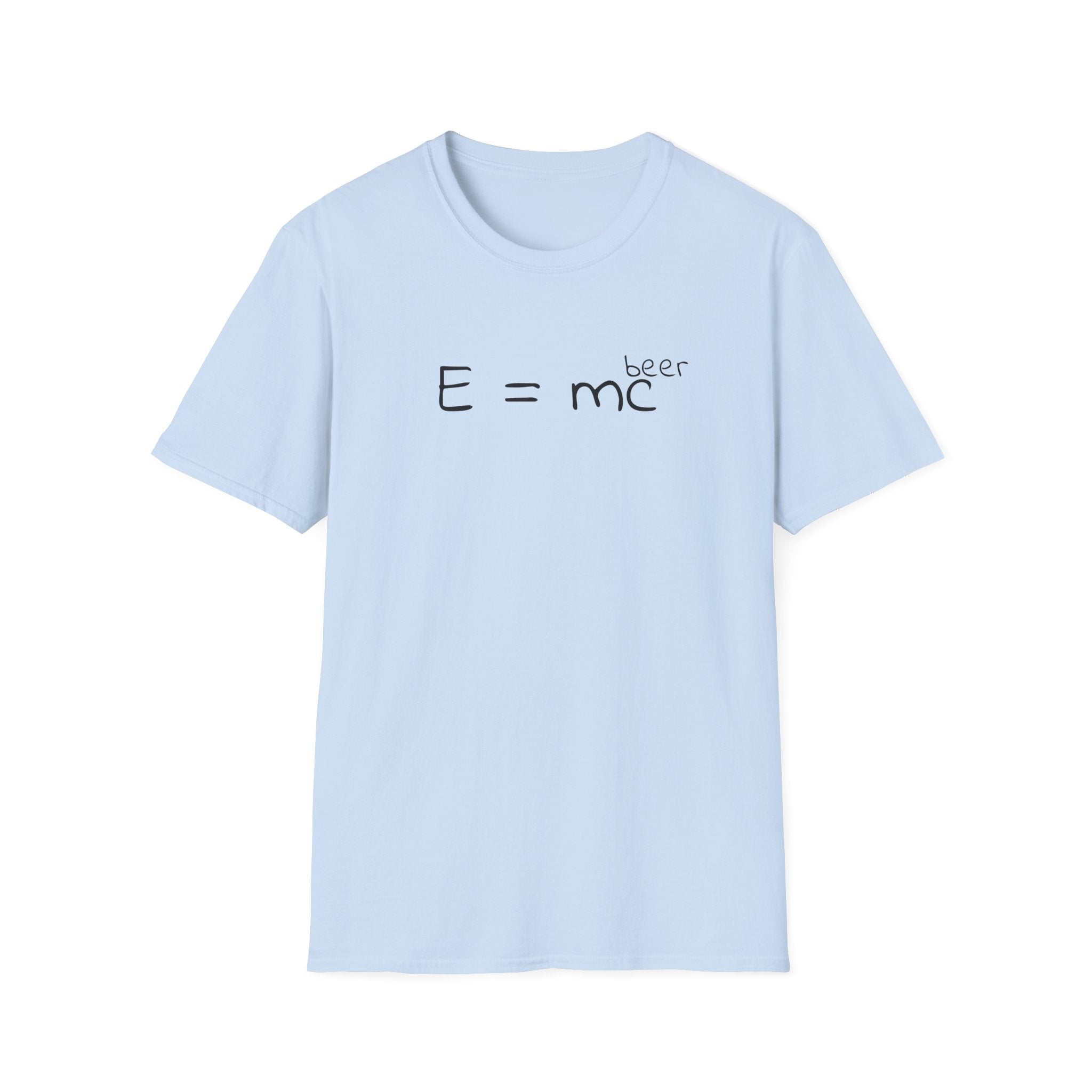 Einstein "E = mc (beer)" T-Shirt — Funny Science Graphic Tee