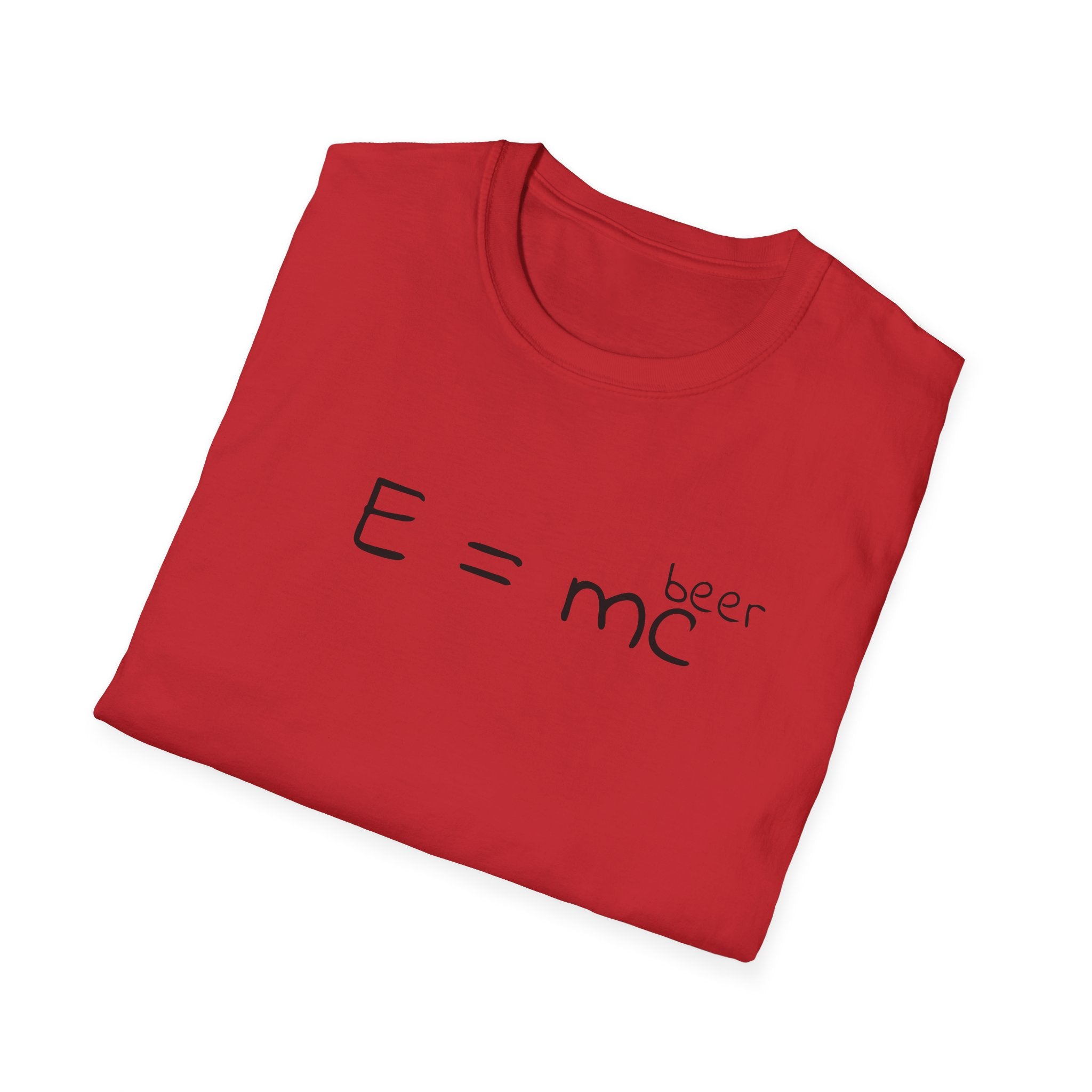 Einstein "E = mc (beer)" T-Shirt — Funny Science Graphic Tee