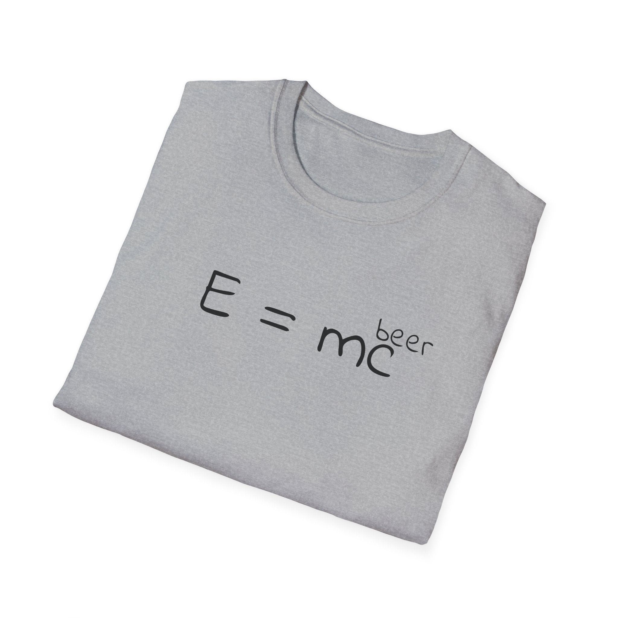 Einstein "E = mc (beer)" T-Shirt — Funny Science Graphic Tee