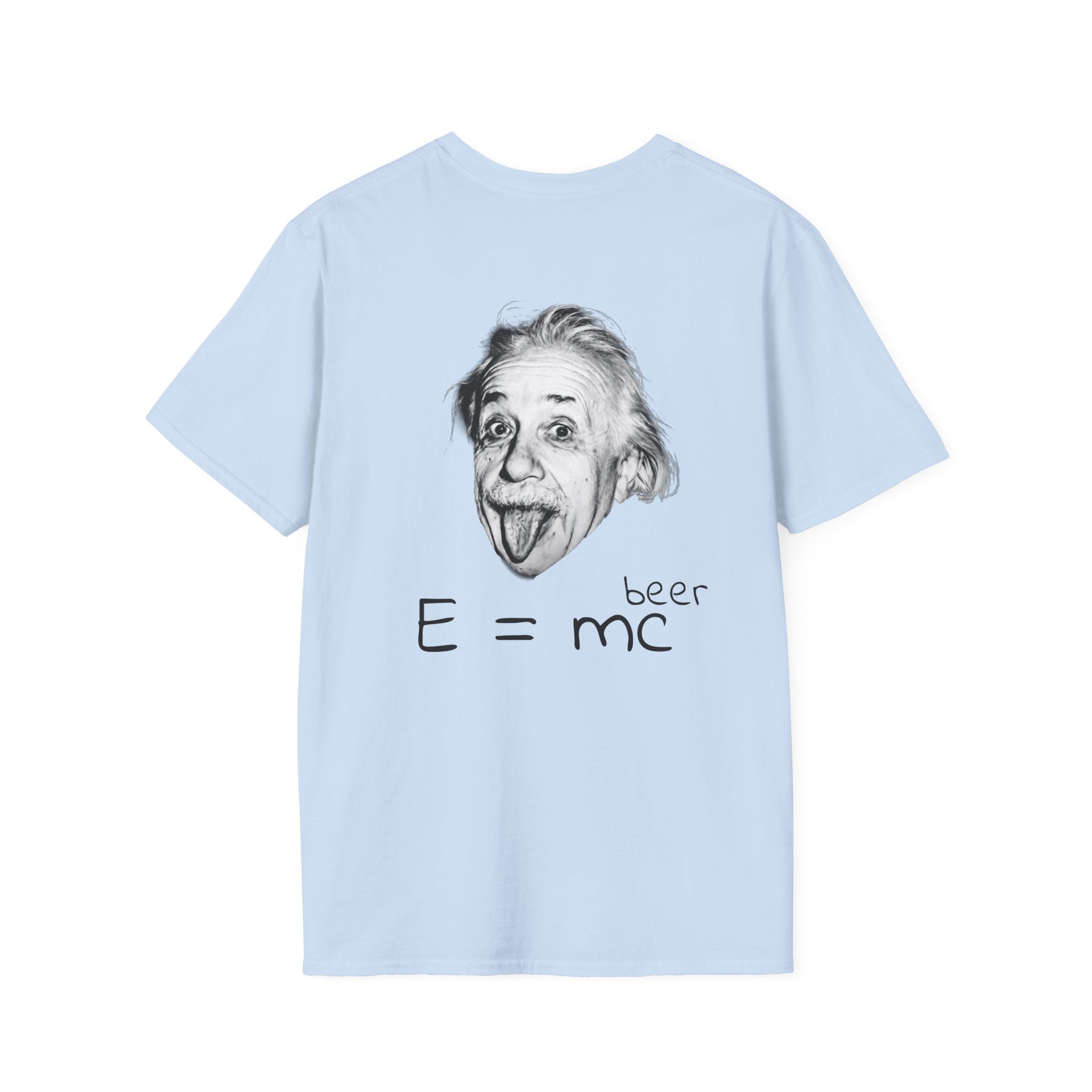 Einstein "E = mc (beer)" T-Shirt — Funny Science Graphic Tee